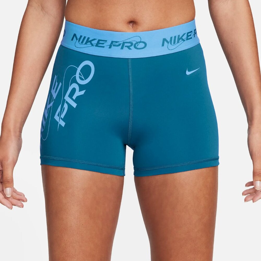 NIKE Pro Dri FIT Graphic Training Shorts NWT - Picture 2 of 6